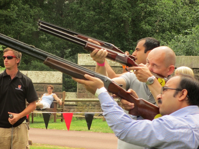 Jalo con rifle de aire 
